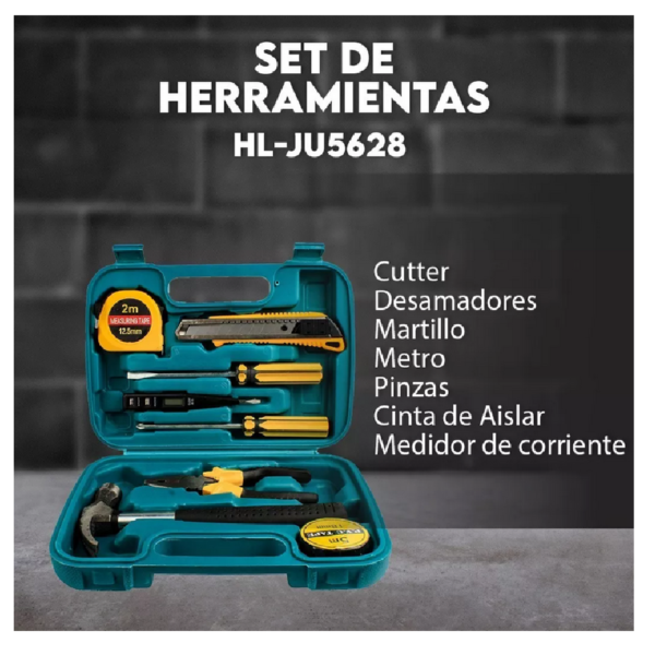 Juego Herramientas Set Mecánicas 8 pcs - Image 3