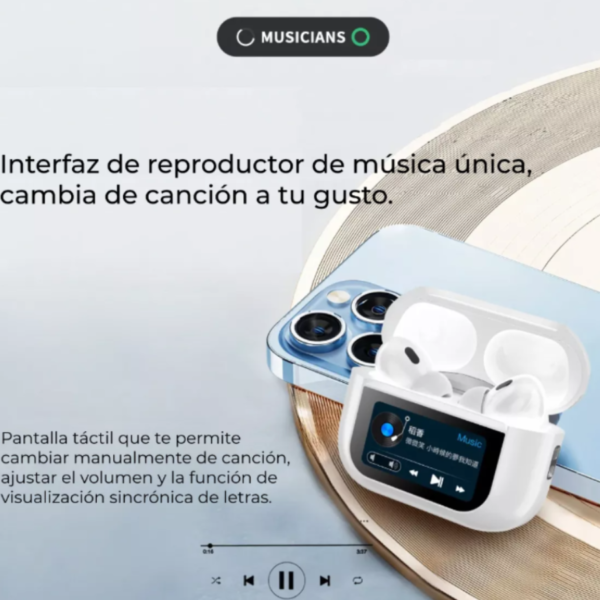 Audifonos Bluetooth Con Pantalla Touch - Image 4